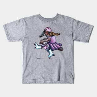 Rollerskating Derby Kids T-Shirt